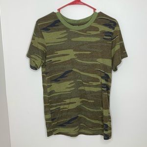 Alternative Printed eco-jersey crew t-shirt